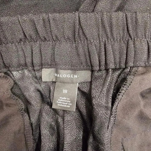 NWOT Halogen Black Straight Leg Pants Size 18 - Picture 2 of 10